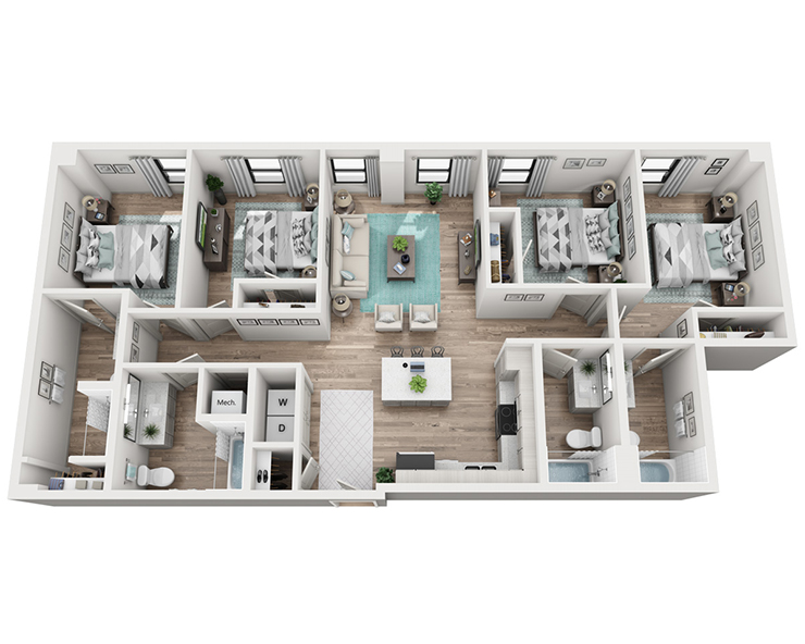 The Aldridge floor plan