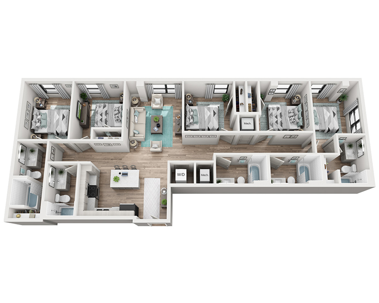 The Anderson floor plan