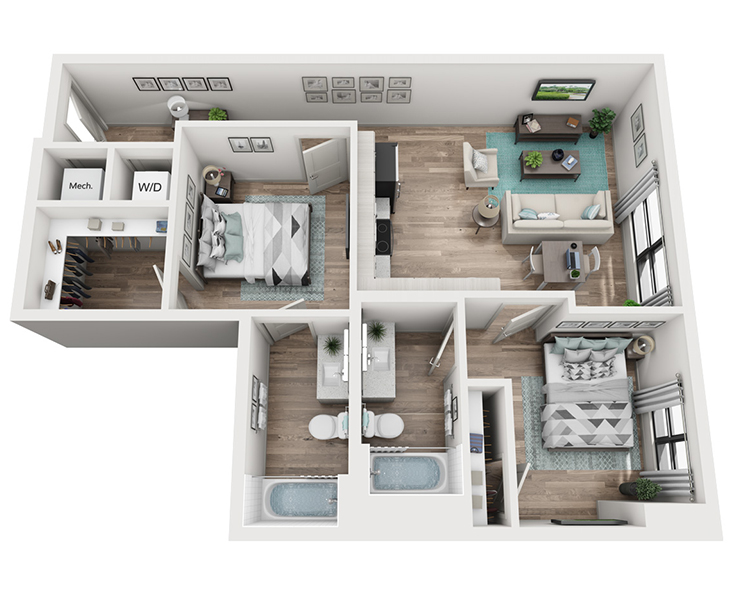 The Brees floor plan