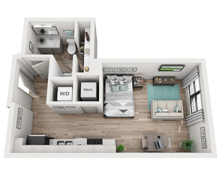 The Bullock floor plan