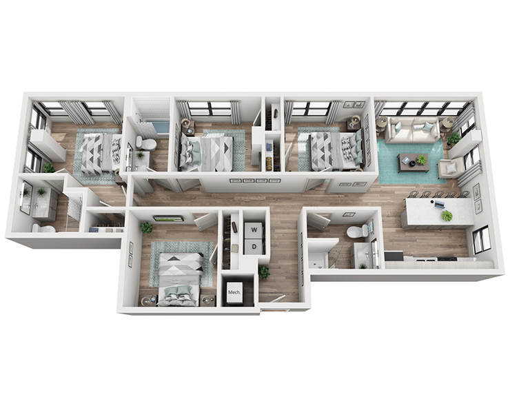 The Durant floor plan