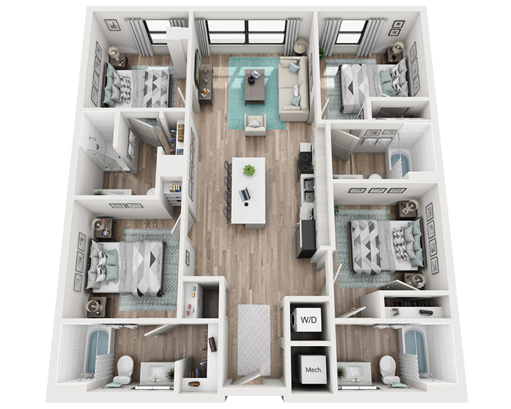 The Ehlinger floor plan