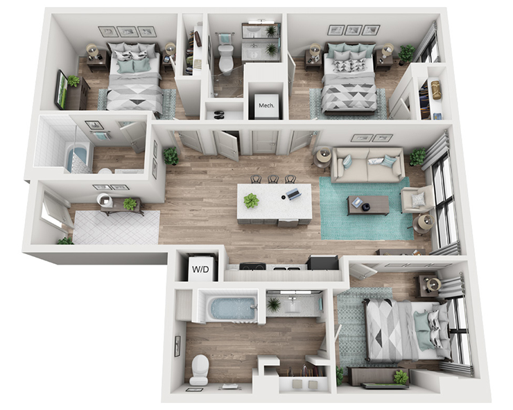 The Van Zandt floor plan