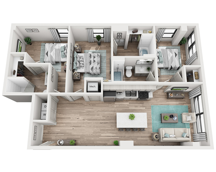 The Wilson floor plan