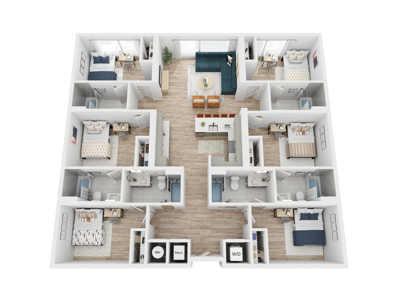 The Desert Lily floor plan