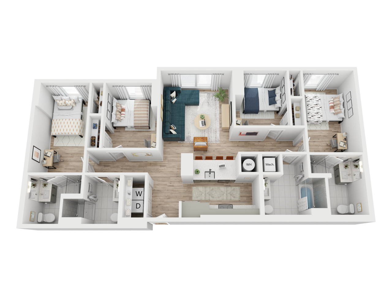 The Foxtail floor plan
