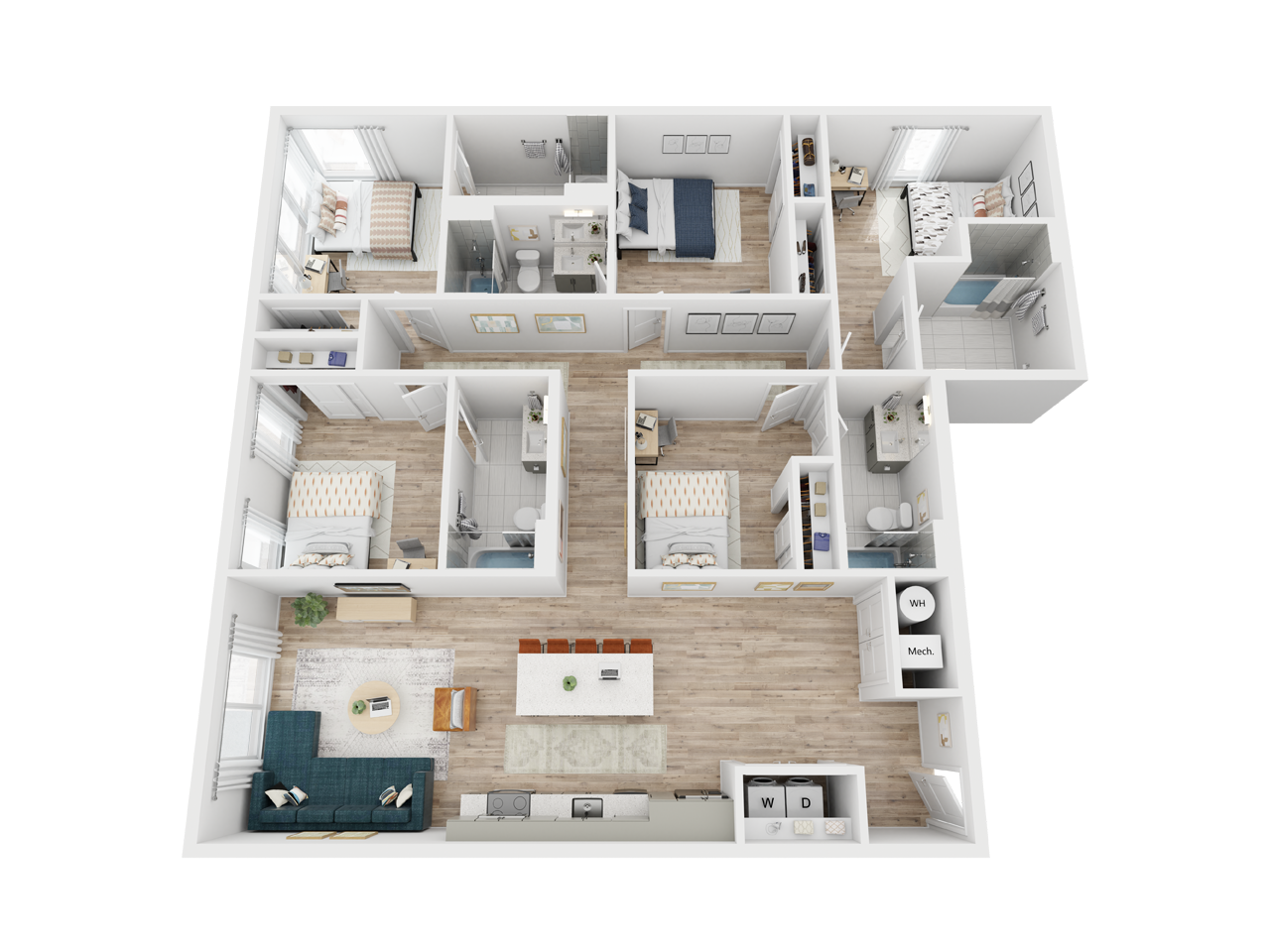 The Sedona floor plan