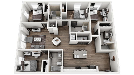 Boulder D floor plan