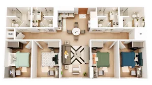 The Bowie floor plan