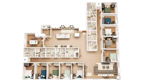 The Cash floor plan