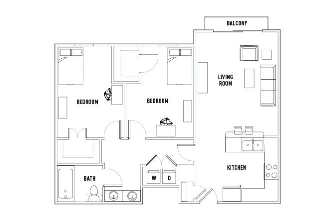 2X1-A floor plan