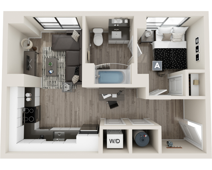 A0 floor plan