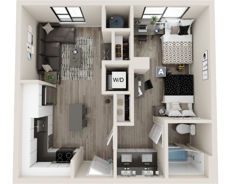A1 floor plan