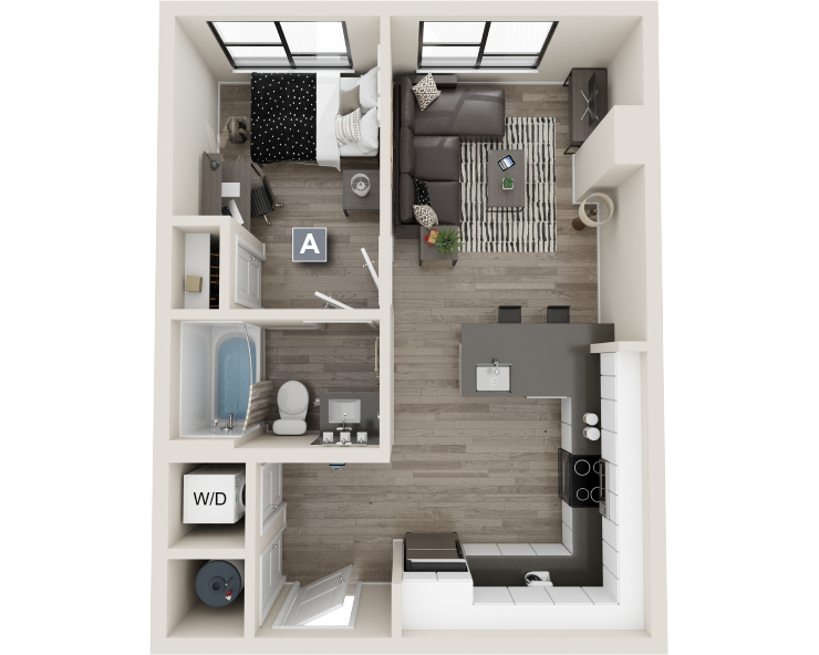 A2 floor plan