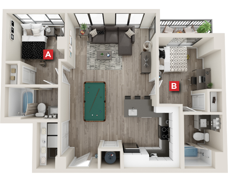 B4 floor plan
