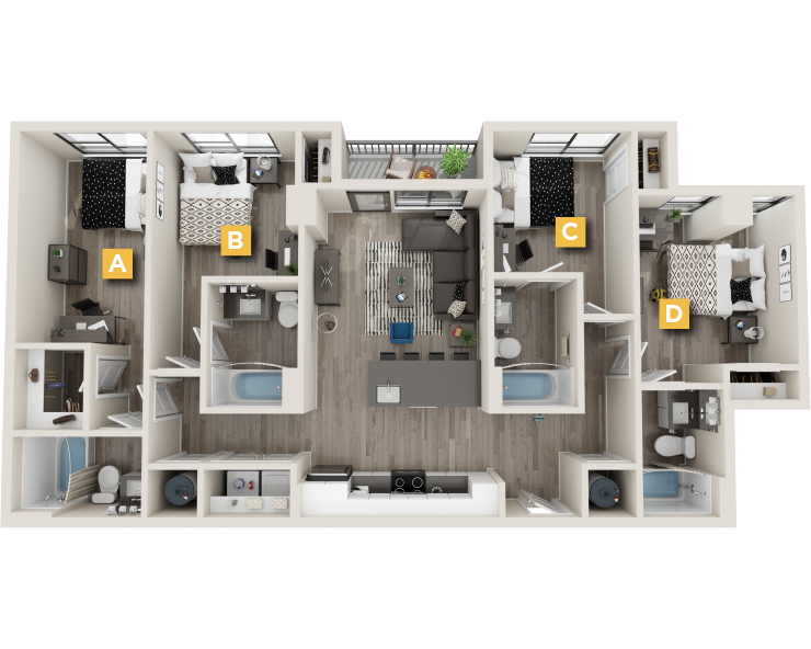 D1 floor plan