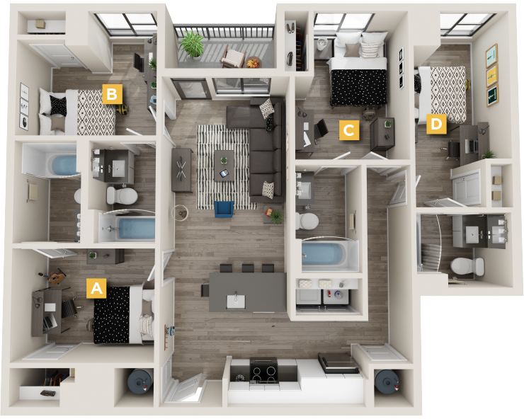 D2 floor plan