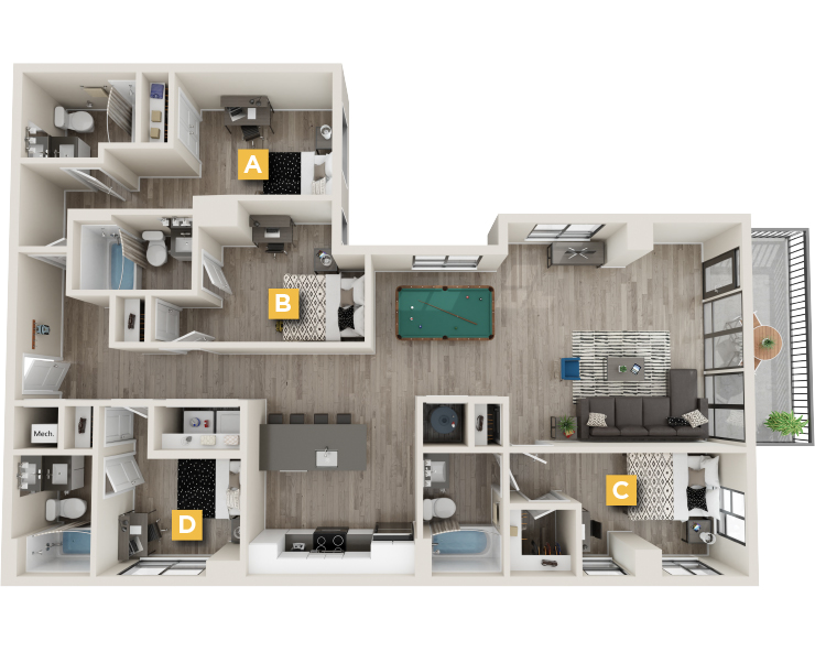 D6 floor plan