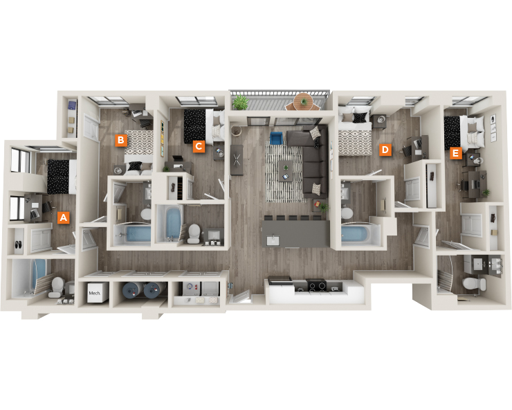 E6 floor plan