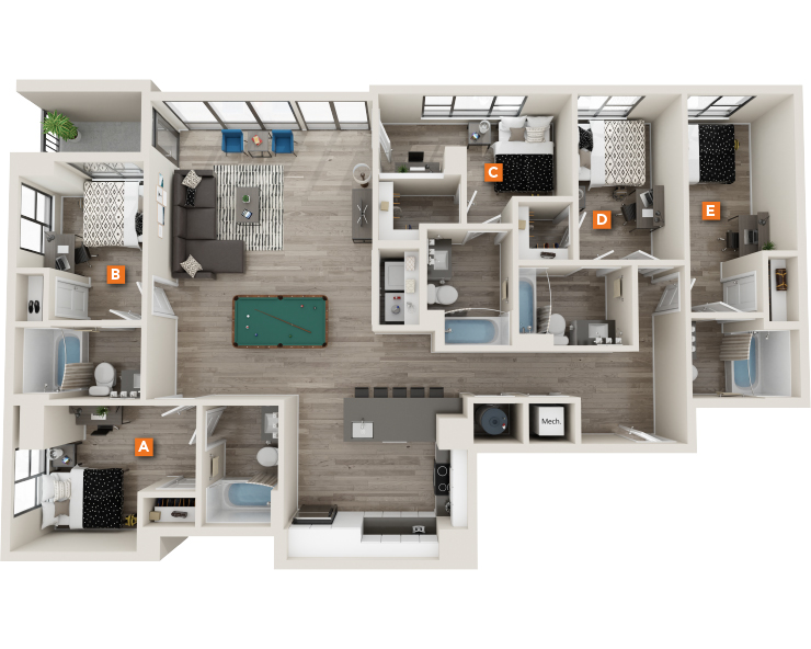 E7 floor plan