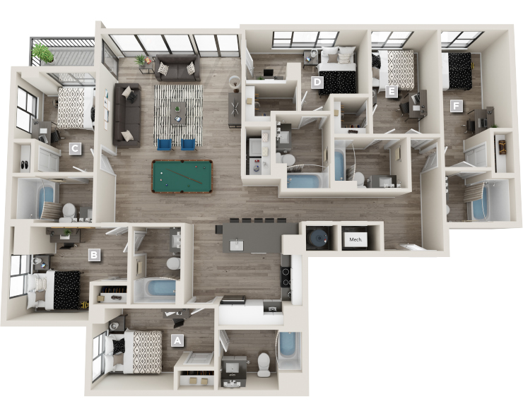 F1 floor plan