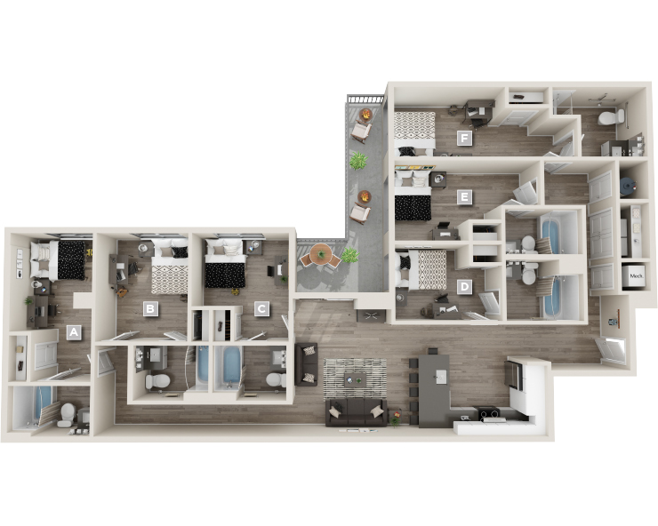 F2 floor plan