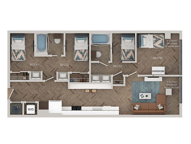 B5.2 Deluxe floor plan