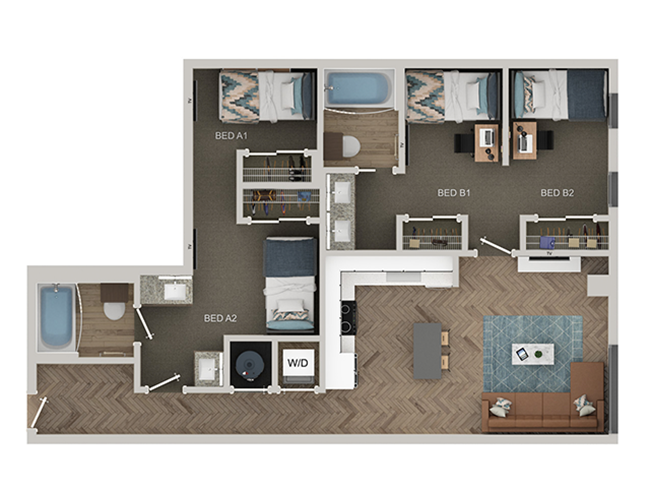 B8 Deluxe floor plan