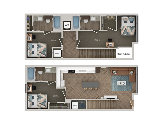 TH C2 floor plan