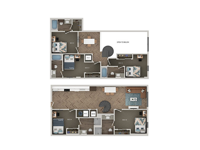 TH E1 floor plan