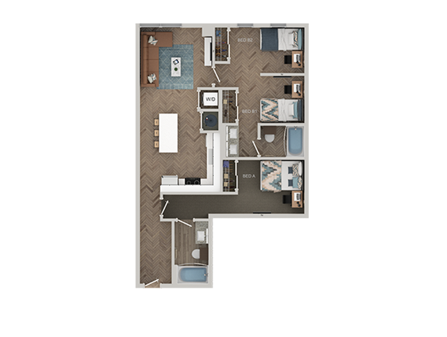 B7-Shared floor plan