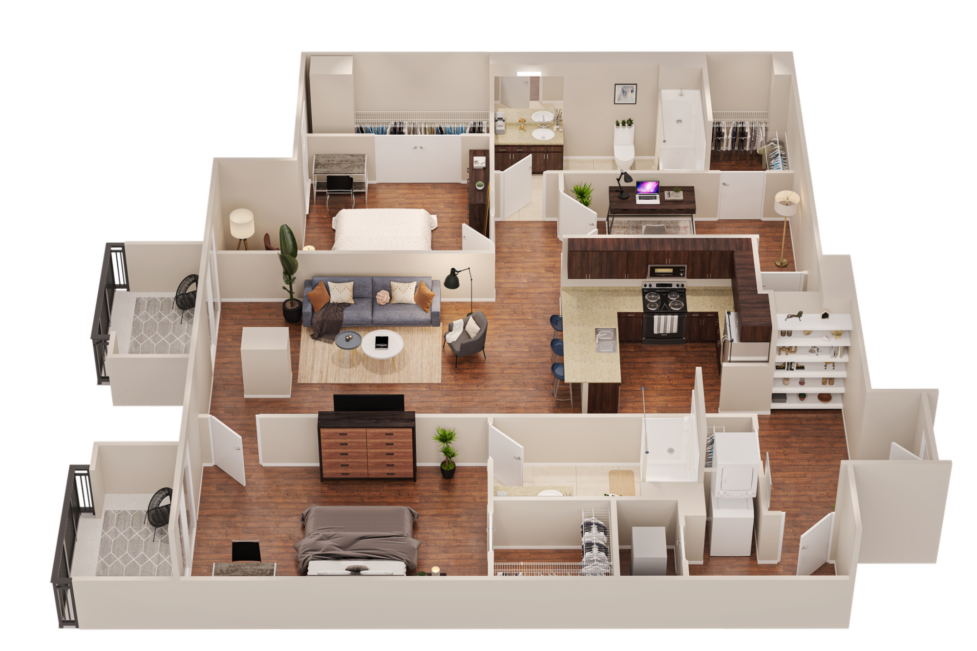 C2 Hillside floor plan