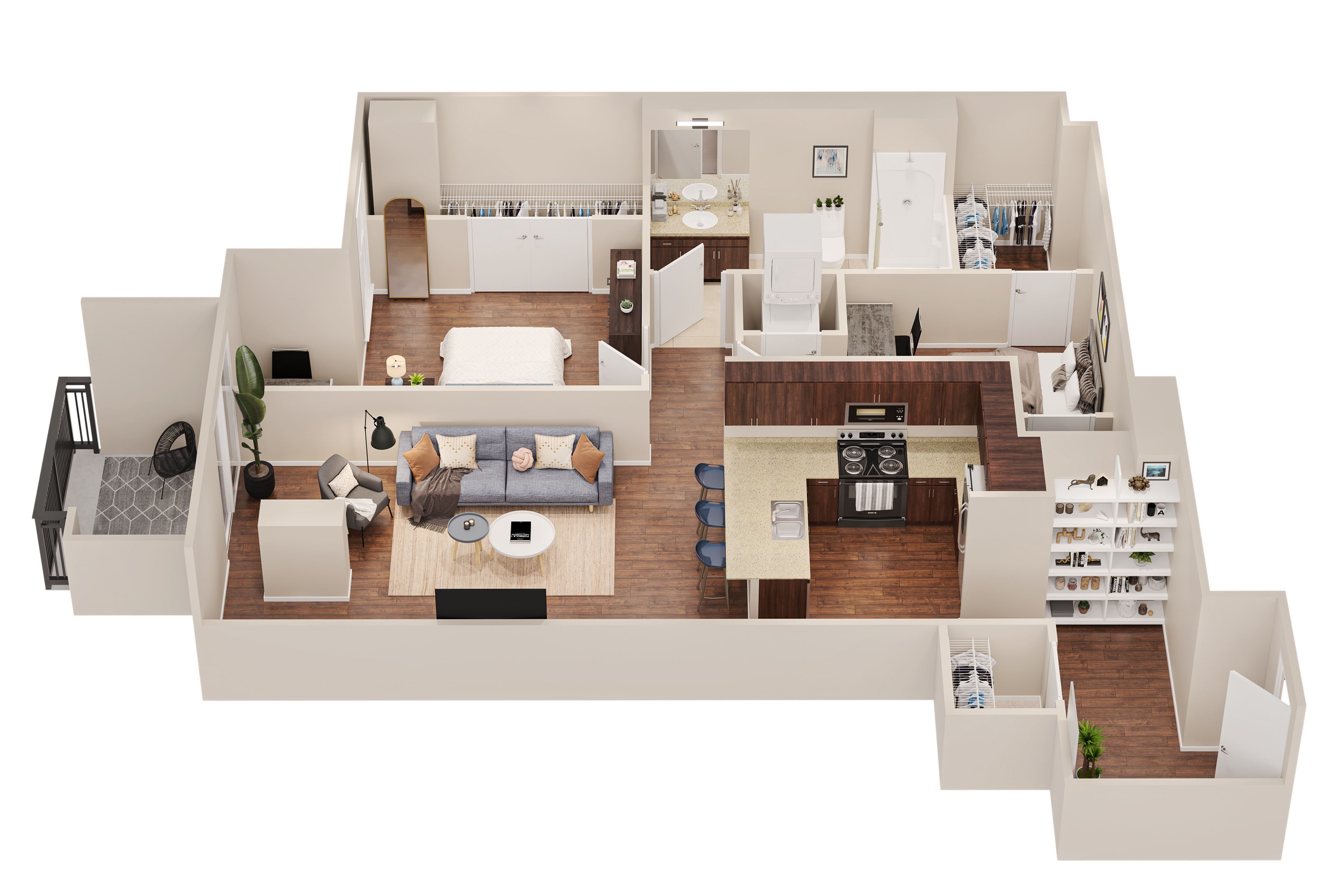 B2 Hillside floor plan