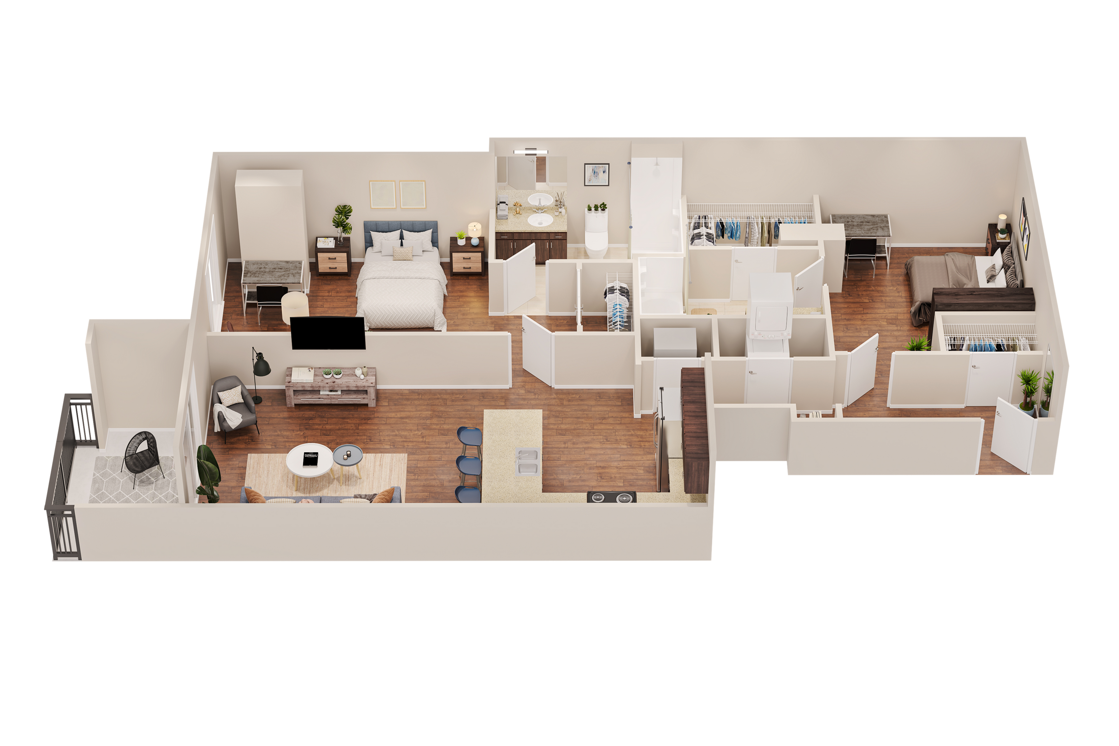 B5 Hillside floor plan