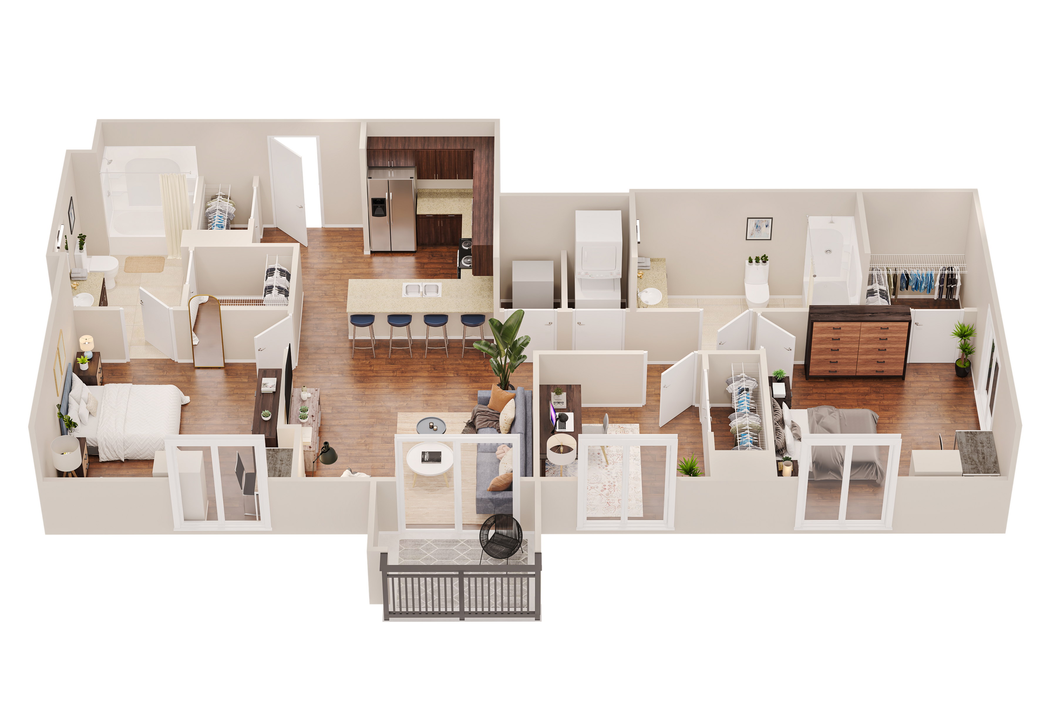 C1 City floor plan