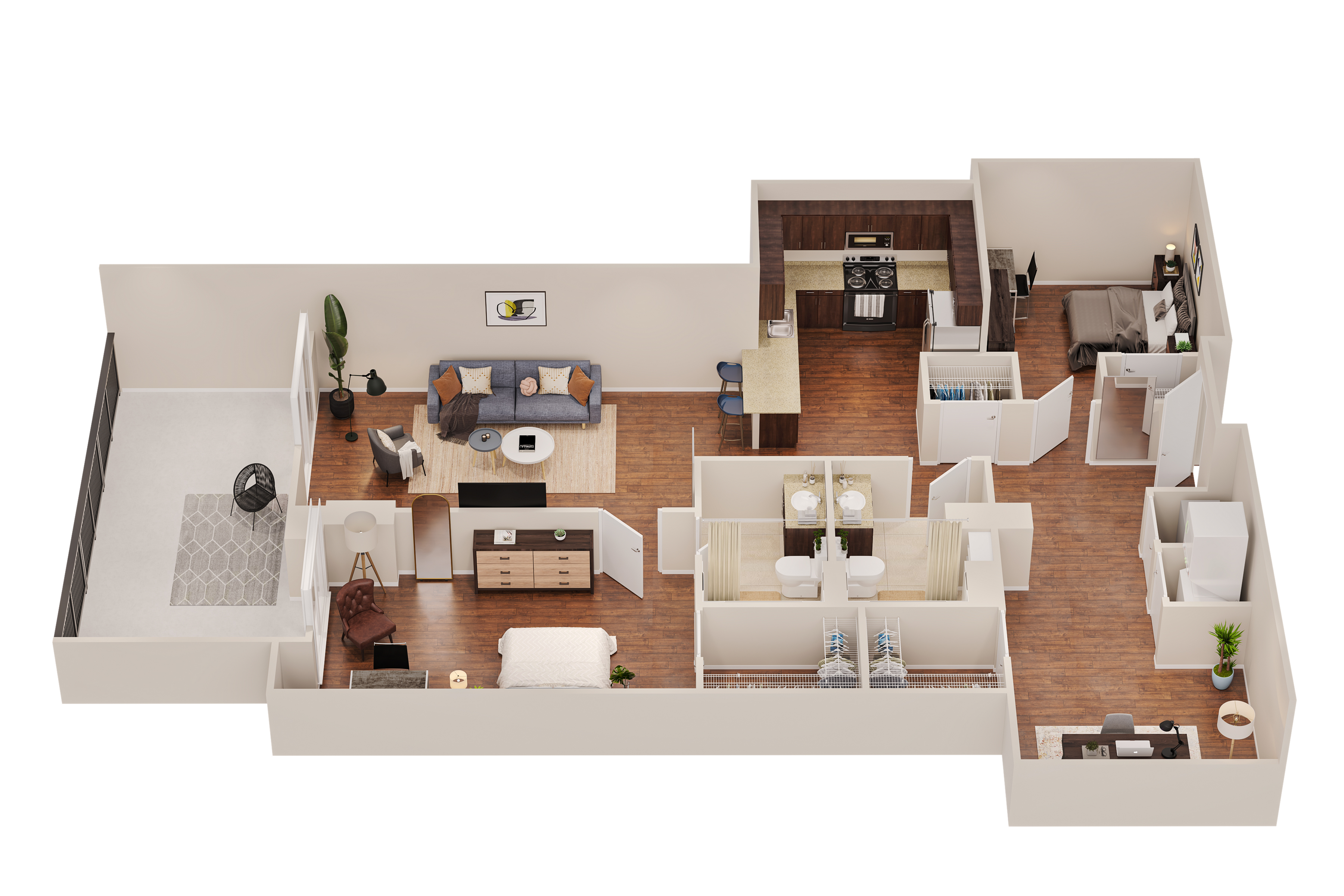 C6 Hillside floor plan
