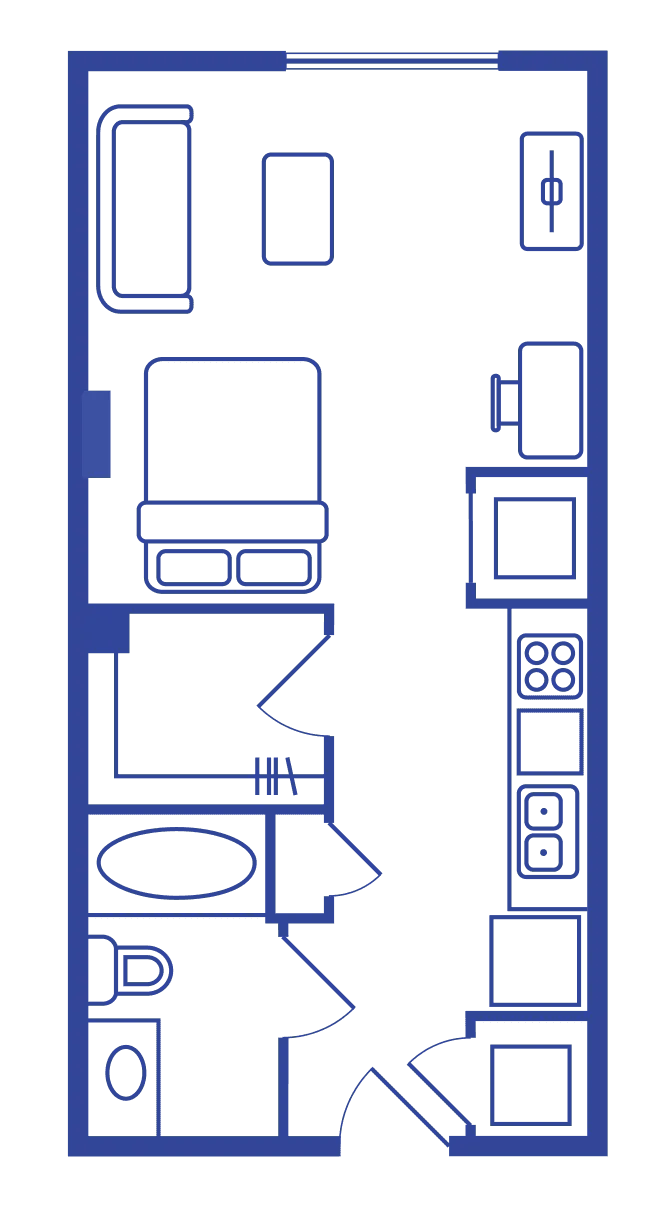 Studio floor plan